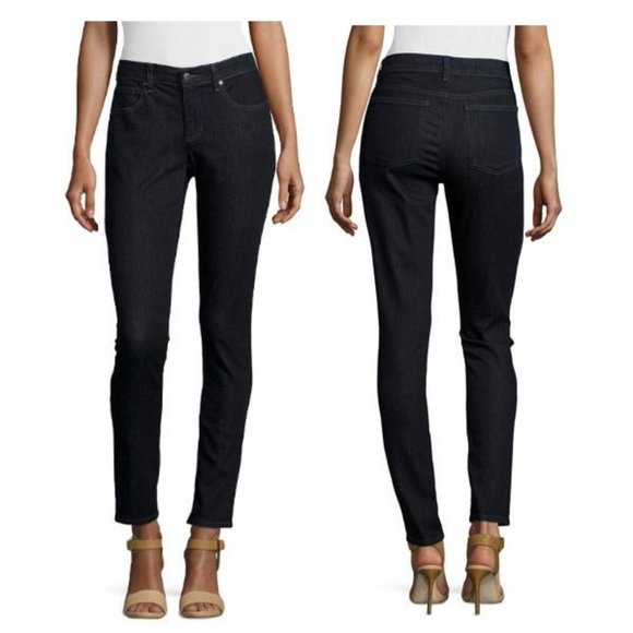Eileen Fisher Denim - Eileen Fisher Petite Vintage Black Organic Cotton Jeans 4 P